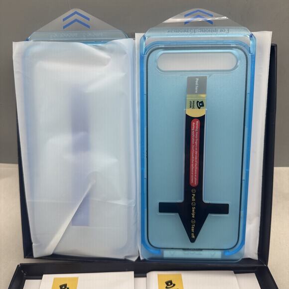 2 Pack for Iphone 15 Pro Max 6.7 Inch Tempered Glass Screen Protector *READ DE.. - Picture 4 of 16